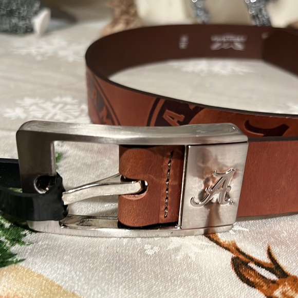 Eagles Wings Alabama sz 38 leather belt New - Picture 2 of 6